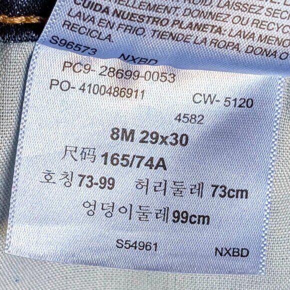 DENIZEN from Levi's Women's Mid-Rise Modern Slim Jeans Size 8 - Picture 8 of 9